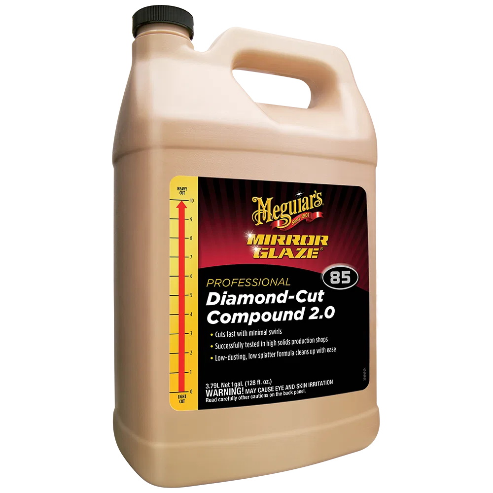 M8501 – MEGUIARS WAX Polishing Compound, Liquid 1 Gallon Jug Single Diamond Compound Cut 2.0